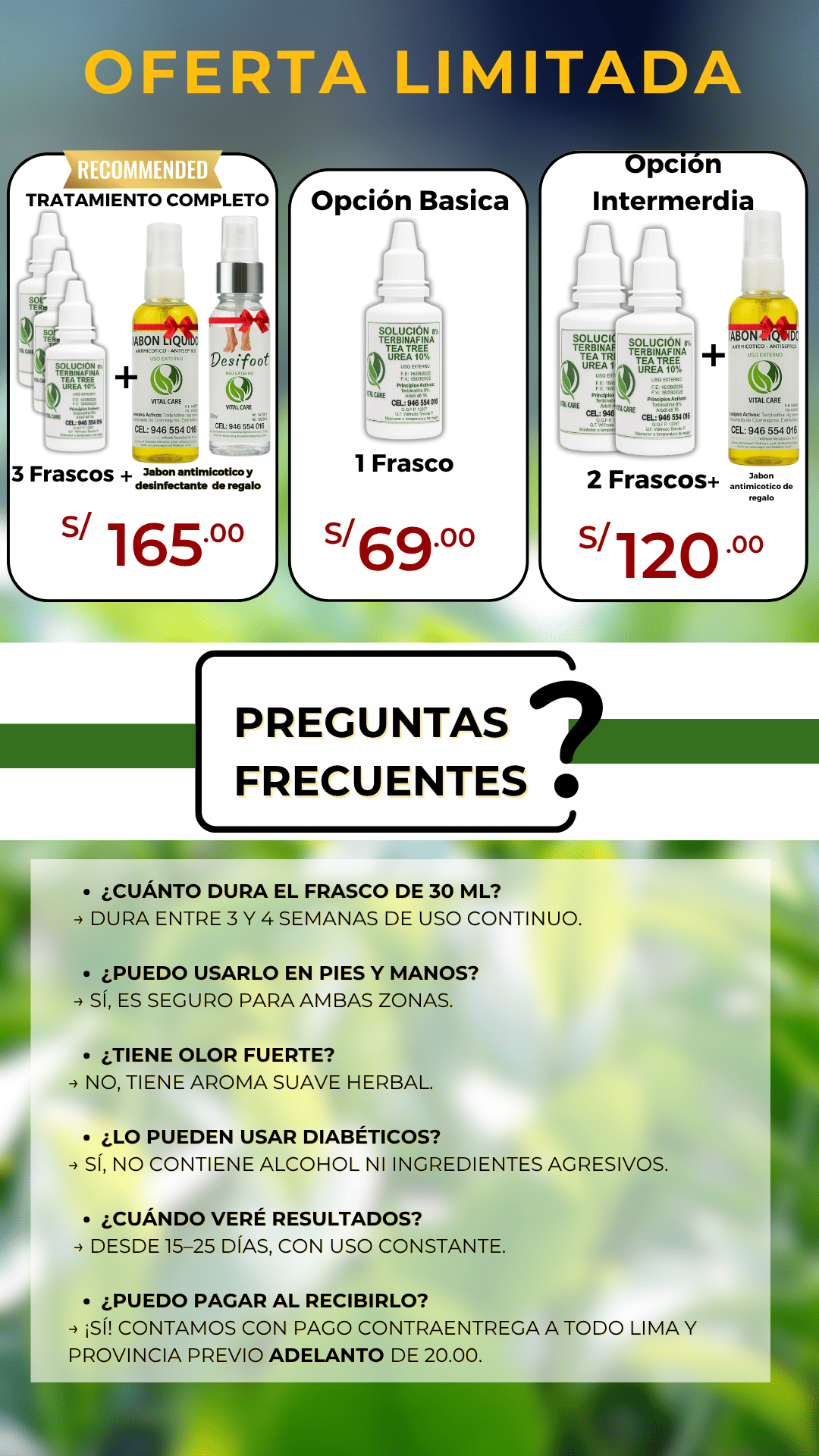 TERBINAFINA 8%+ UREA 10%+TEA TREE