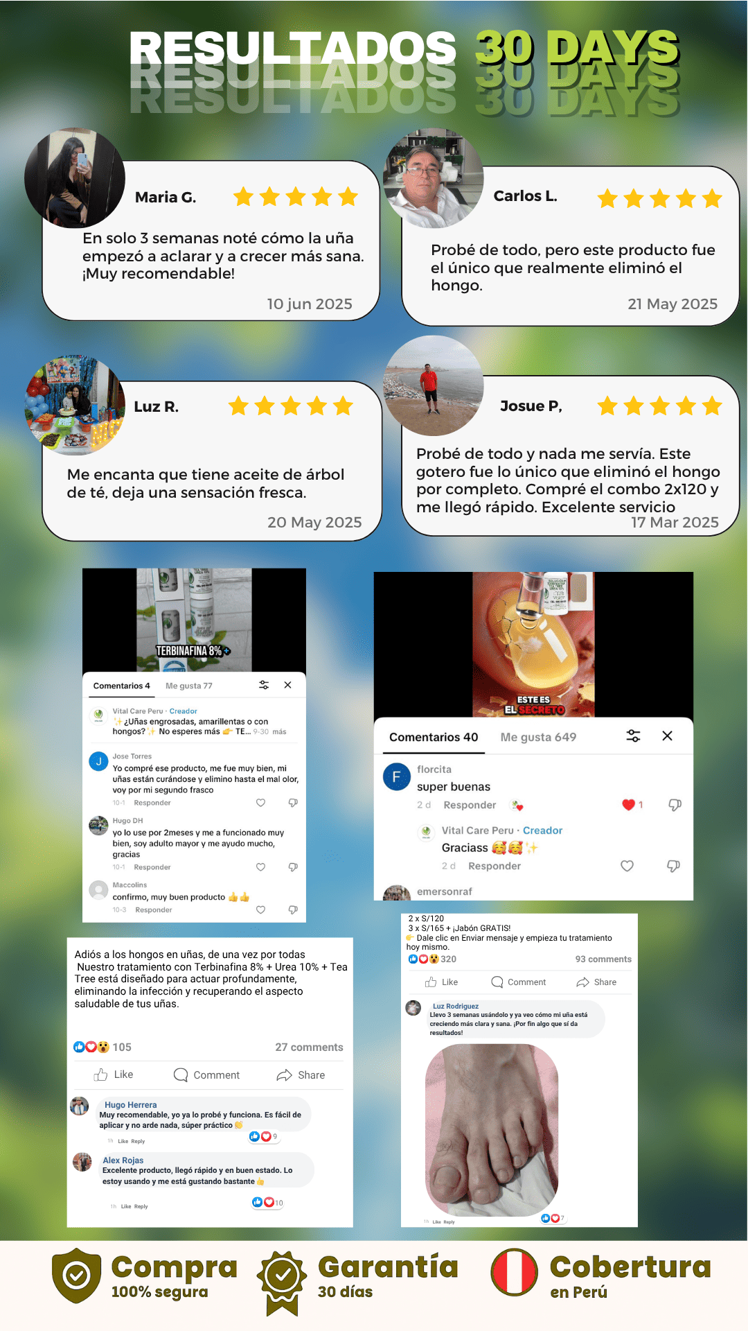 TERBINAFINA 8%+ UREA 10%+TEA TREE