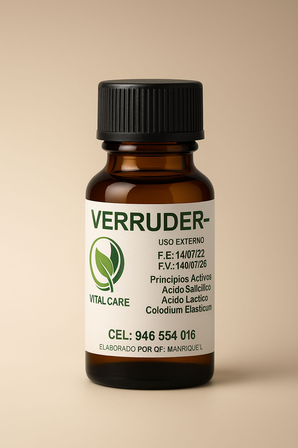 VERRUDER – Solución dermatológica para verrugas y acrocordones